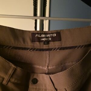 Alberto Brown Chinos High-Quality Cotton Blend